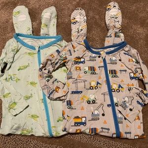 Macaron + Me 2T footie bundle